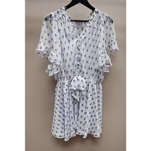 Misa | White Evil Eye Chloe Dress | Size Large